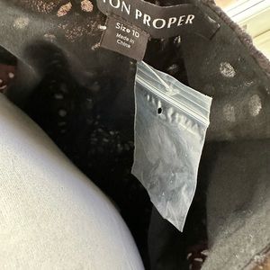 New with tags Boston Proper black eyelet maxi size 10.